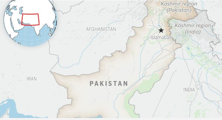 9 police officers killed in militant attack on post in southwest Pakistan
