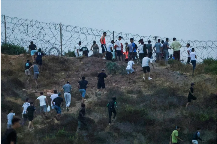 EU grapples with migrant crisis in Spain’s N. Africa enclave